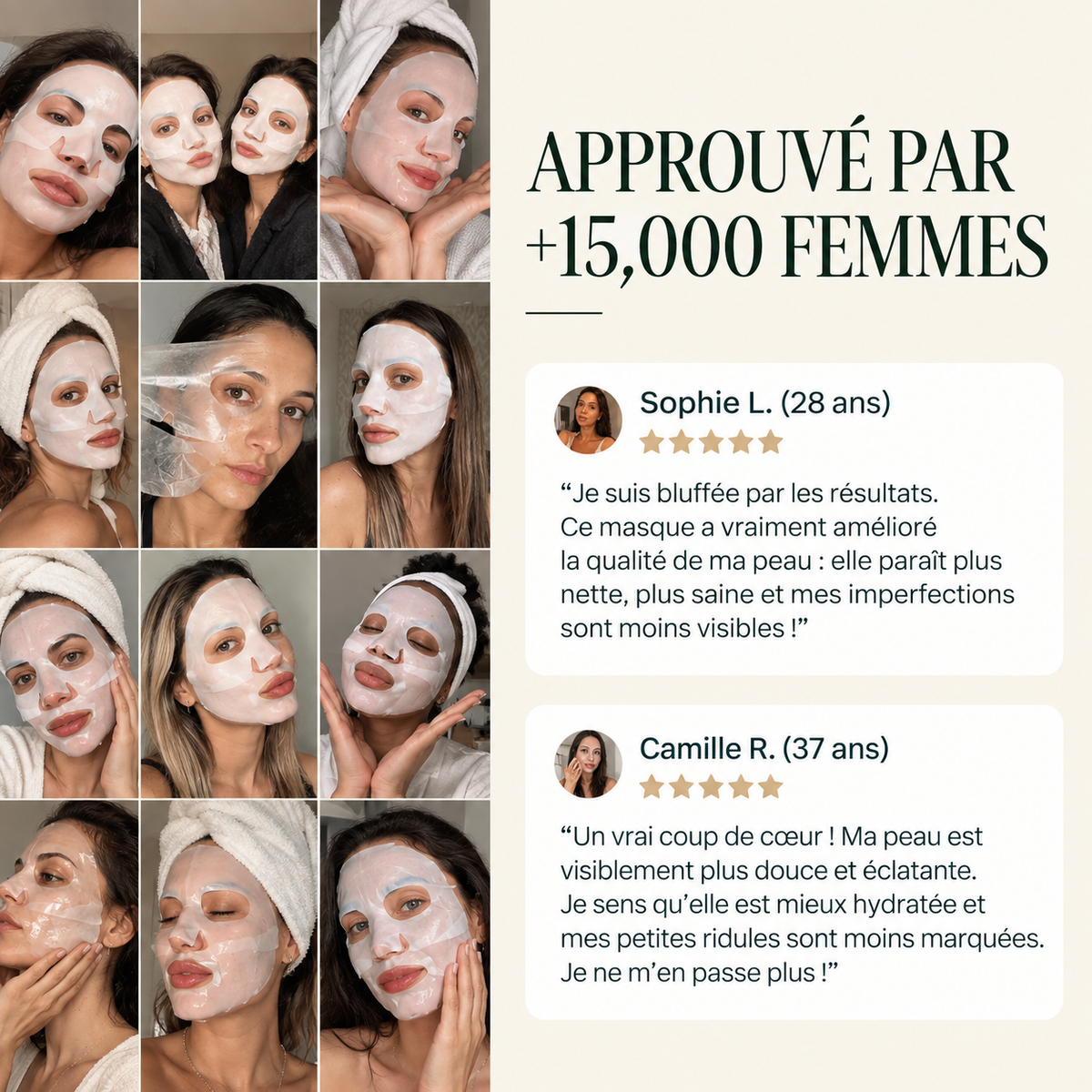 Masques Visage Multi-Soins CAVAROCO